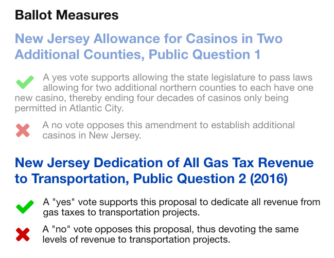 njapa-vote-yes-question-2-ballot-measures A “YES” Vote on Public Question #2 on November 8th will guarantee that all revenue from the gas tax is constitutionally dedicated to the Transportation Trust Fund (TTF). | NJAPA